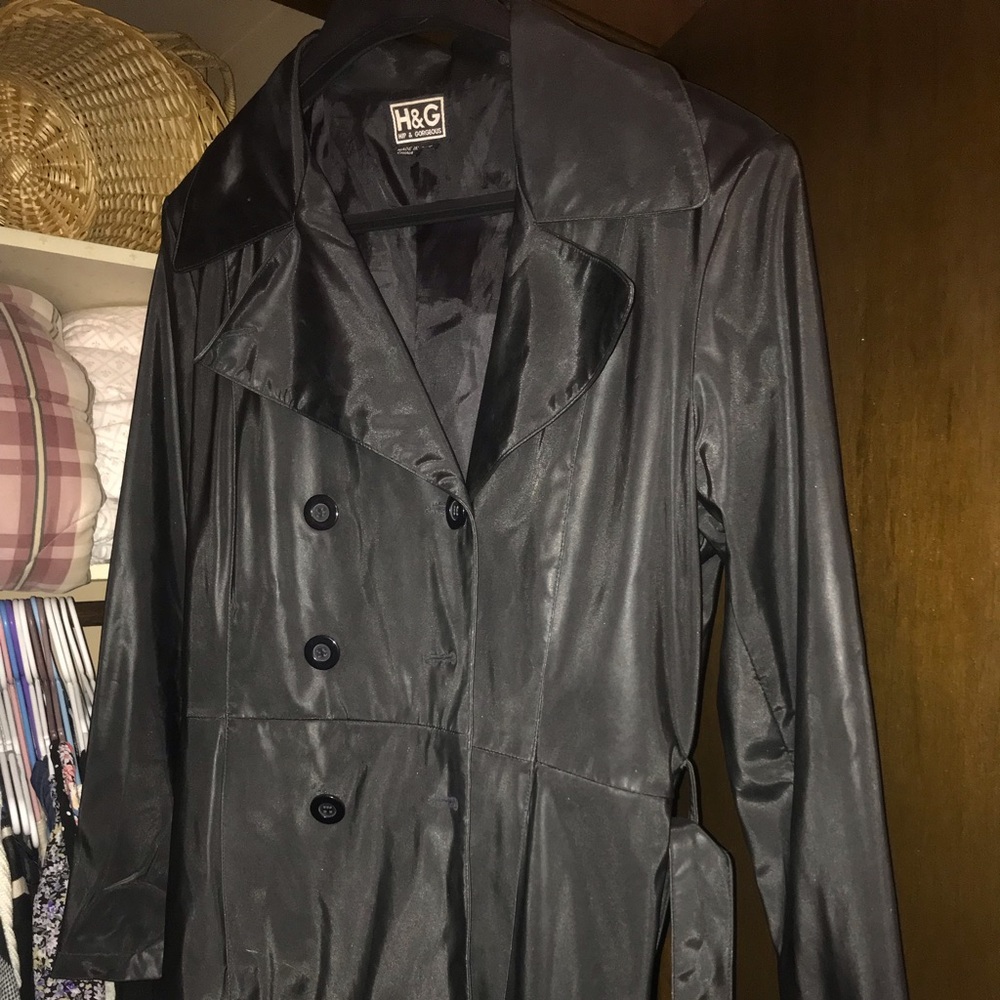 Black pleather jacket